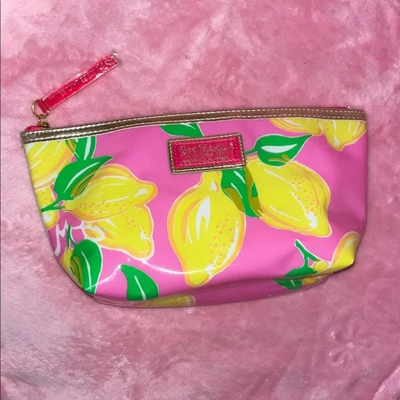 Lilly Pulitzer x Estée Lauder Cosmetic Toiletry Bag and Small Dust Bag NWOT - Picture 2 of 7